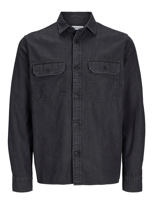 JACK & JONES Skjorte 'JJETravis'  black denim