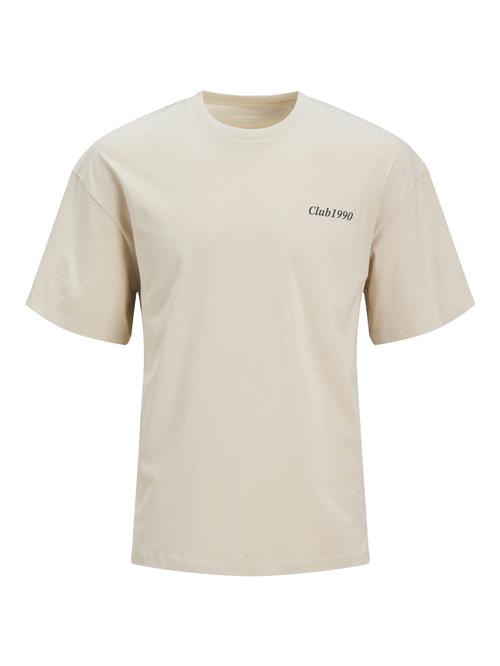 JACK & JONES Bluser & t-shirts 'JJEBRADLEY'  creme / marin / hvid