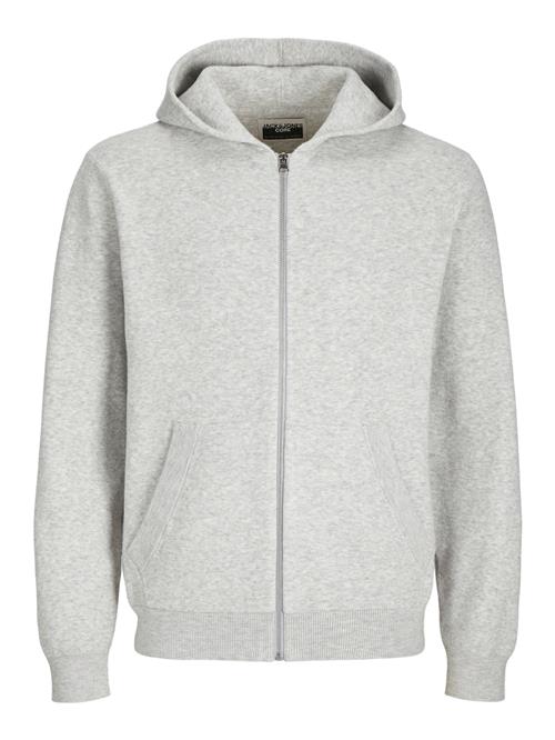 Se JACK & JONES Sweatjakke 'JCOCALEB'  lysegrå ved About You