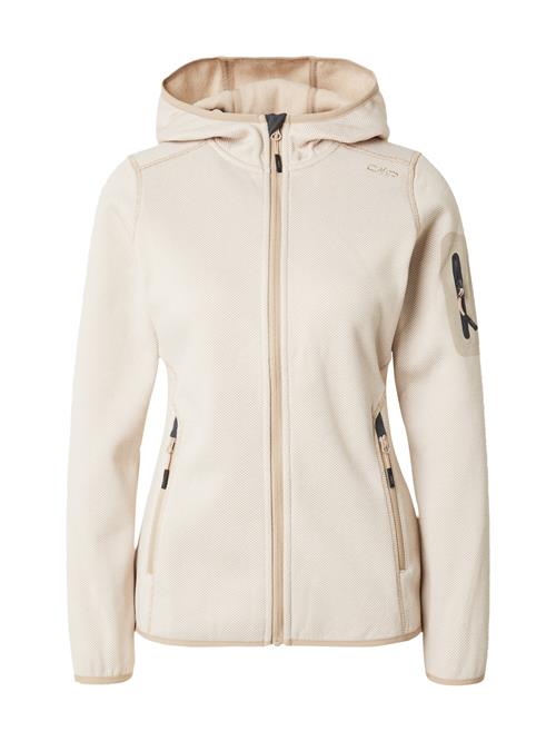 CMP Funktionsfleecejakke  beige / hvid