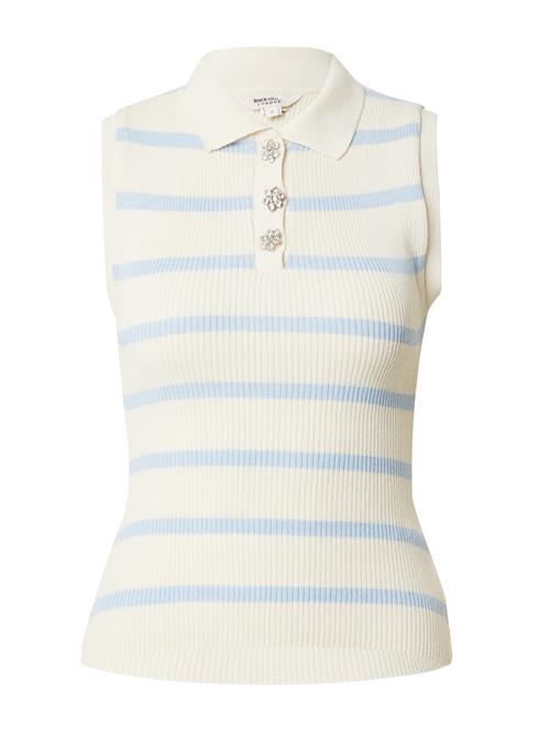 River Island Sticktop  creme / lyseblå