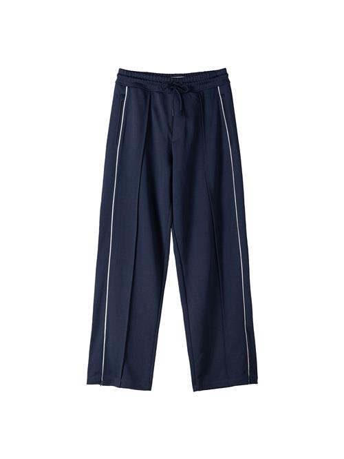 Bershka Bukser  navy / hvid