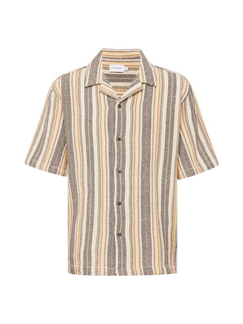 TOPMAN Skjorte  honning / antracit / khaki / hvid