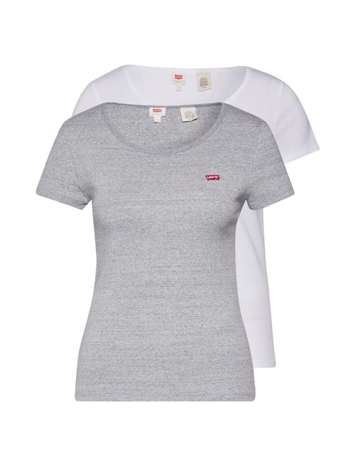 LEVI'S ® Shirts  grå-meleret / hvid