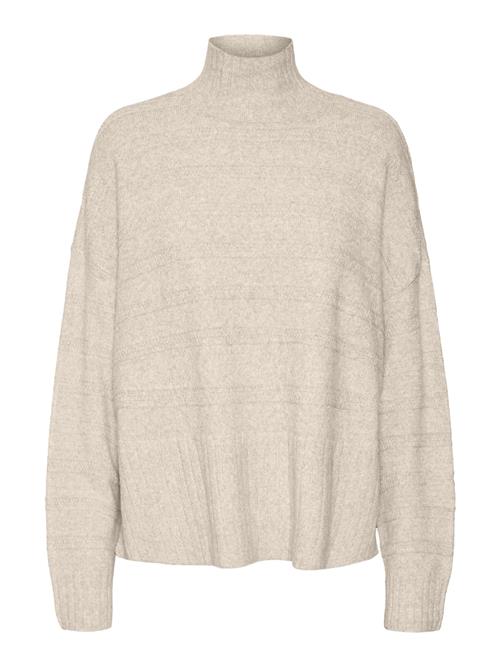 Se VERO MODA Pullover i overstørrelse 'DOFFY'  beige-meleret ved About You