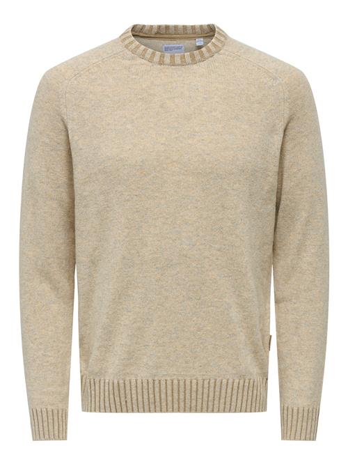 Only & Sons Pullover  beige-meleret