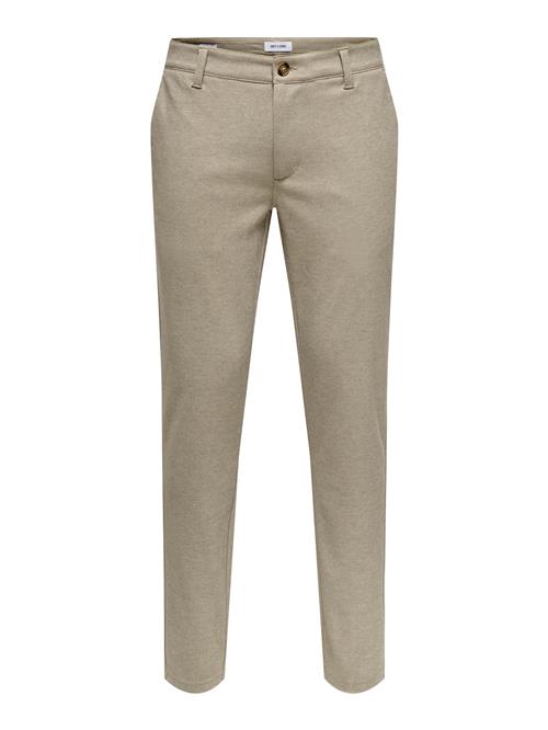 Only & Sons Lærredsbukser 'ONSMARK'  beige