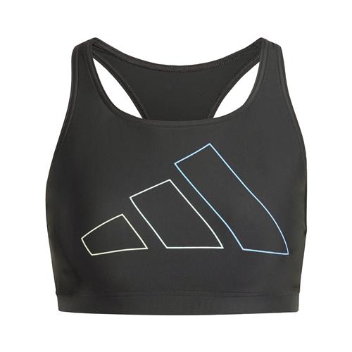 ADIDAS PERFORMANCE Sportsbikinioverdel 'Big Bars'  lyseblå / lysegul / sort