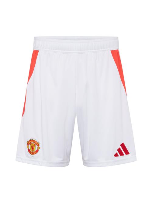 ADIDAS PERFORMANCE Sportsbukser 'Manchester United 24/25 Home'  orange / hvid