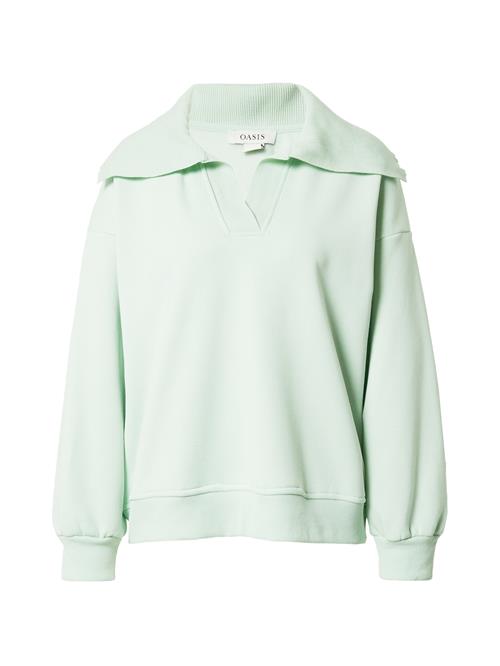 Se Oasis Sweatshirt  pastelgrøn ved About You