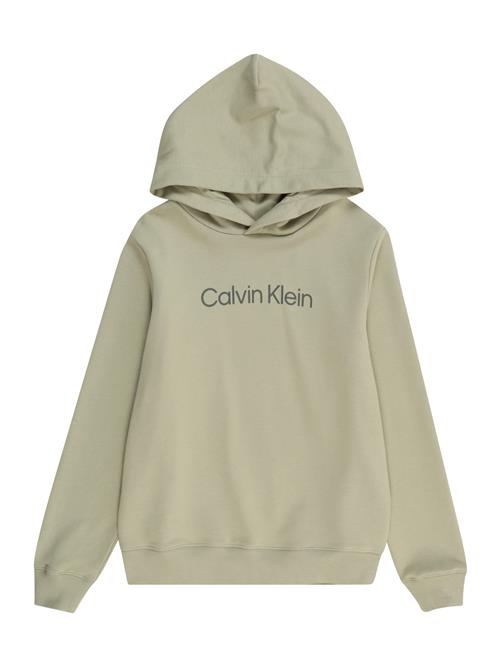 Se Calvin Klein Jeans Sweatshirt  lysegrøn / mørkegrøn ved About You