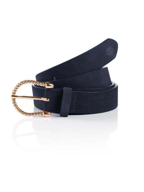 Se TOM TAILOR Bælte 'ELAINE'  navy / guld ved About You