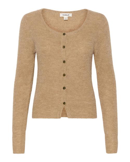 SOAKED IN LUXURY Cardigan 'Tuesday'  mørkebeige