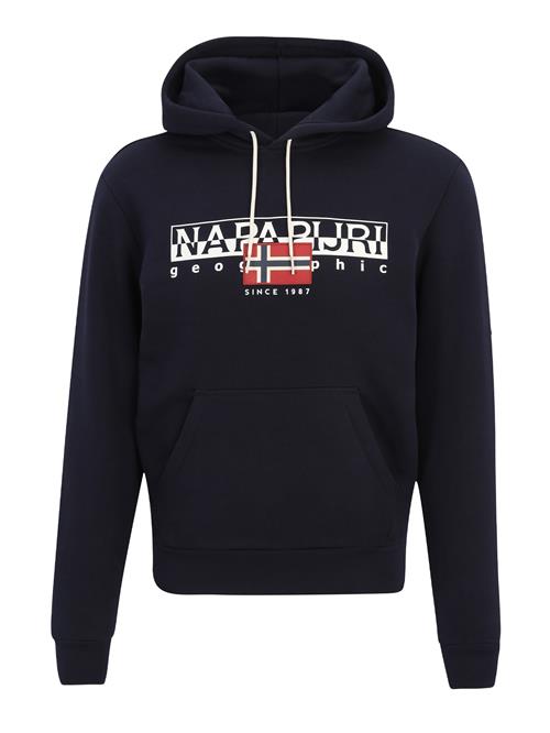 NAPAPIJRI Sweatshirt 'B-AYLMER'  marin / rød / hvid