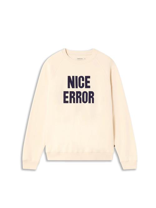 Se Thinking MU Sweatshirt 'Nice error'  mørkeblå / grå / offwhite ved About You