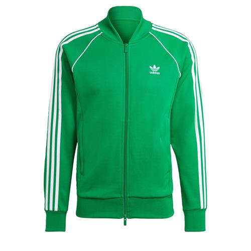 ADIDAS ORIGINALS Sweatjakke 'Adicolor Classics Sst'  grøn / hvid