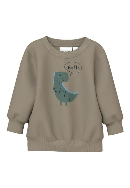 Se NAME IT Sweatshirt 'NBMVONNE'  mørkebeige / lyseblå / mørkeblå / grøn ved About You