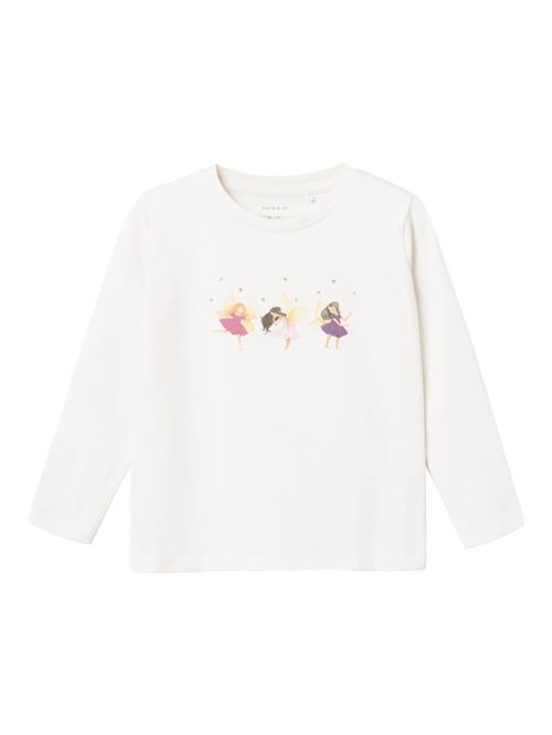 NAME IT Bluser & t-shirts 'LYSE'  creme / gul / mørkelilla / pink