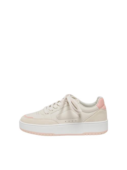 ONLY Sneaker low 'SAPHIRE'  creme / gammelrosa