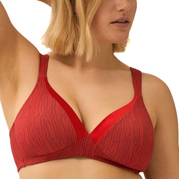 NATURANA Bh The Wednesday Padded Non Wired Bra Rød polyamid A 85 Dame