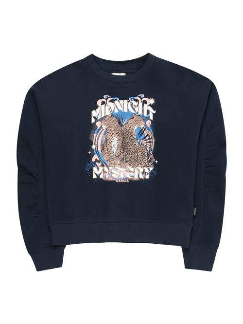 GARCIA Sweatshirt  camel / mørkeblå / sort / hvid