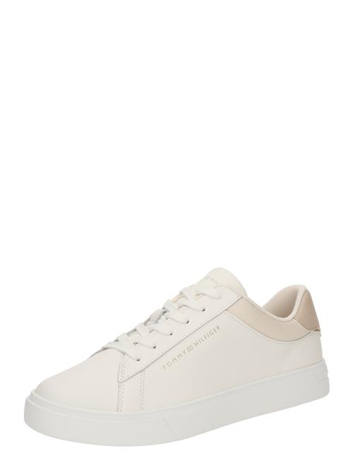 TOMMY HILFIGER Sneaker low 'ESSENTIAL COURT'  beige / camel / elfenben