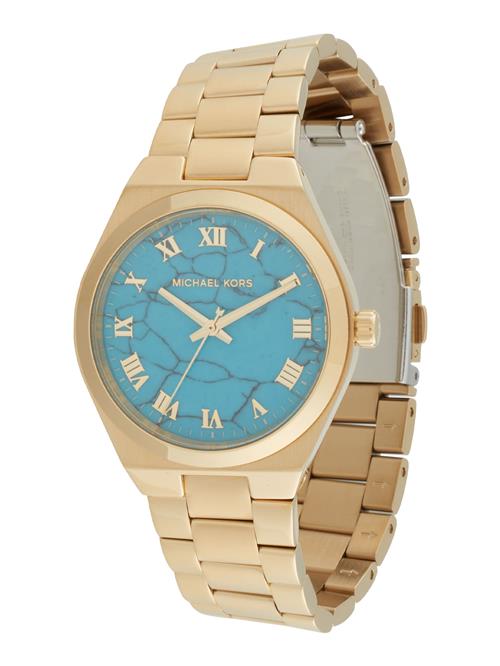 MICHAEL Michael Kors Analogt ur 'LENNOX'  azur / guld / antracit