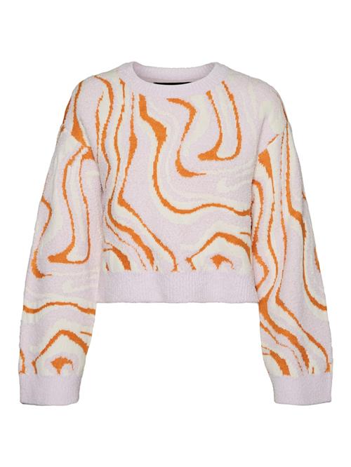 VERO MODA Pullover 'MALENE WIDE'  nude / orange / æggeskal