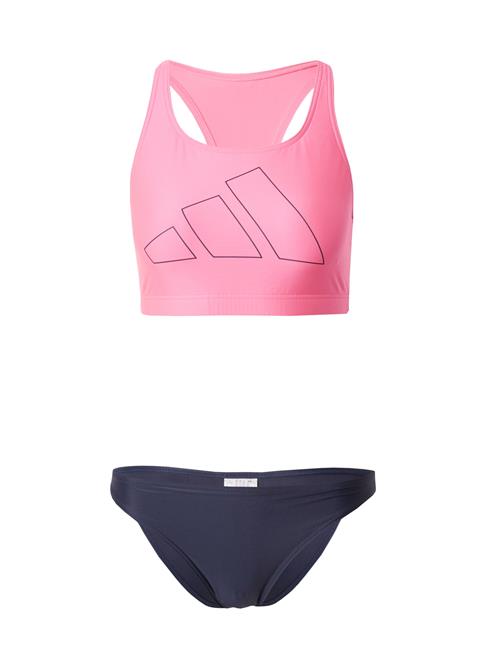 ADIDAS PERFORMANCE Sportsbikini 'Big Bars'  marin / lyserød