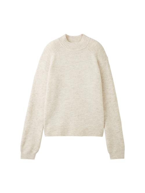 TOM TAILOR DENIM Pullover  beige-meleret