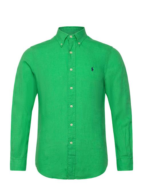 Polo Ralph Lauren Custom Fit Linen Shirt Polo Ralph Lauren Green