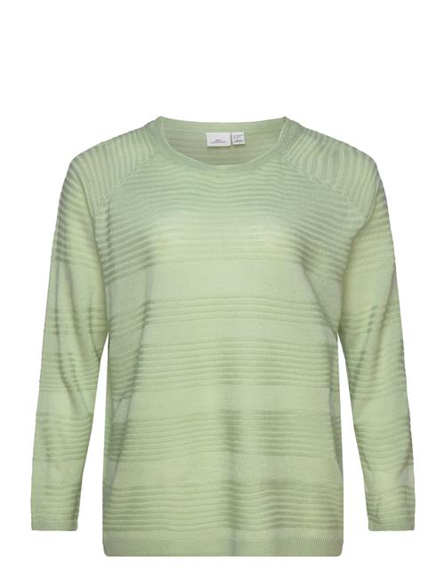 ONLY Carmakoma Carairplain L/S Pullover Knt Noos ONLY Carmakoma Green