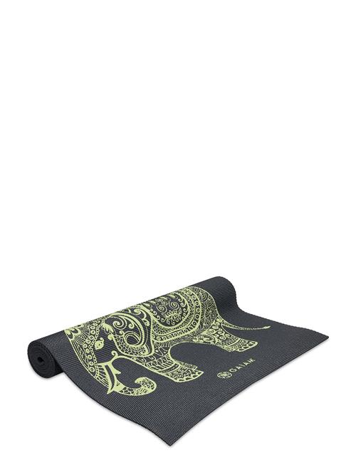 Gaiam Tribal Wisdom Yoga Mat 6Mm Premium Gaiam Black