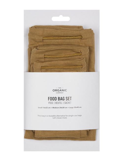 Se The Organic Company Food Bag Set The Organic Company Yellow ved Booztlet