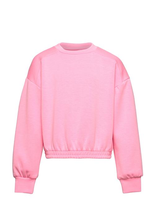 Kogscarlett L/S Short O-Neck Bo Swt Kids Only Pink