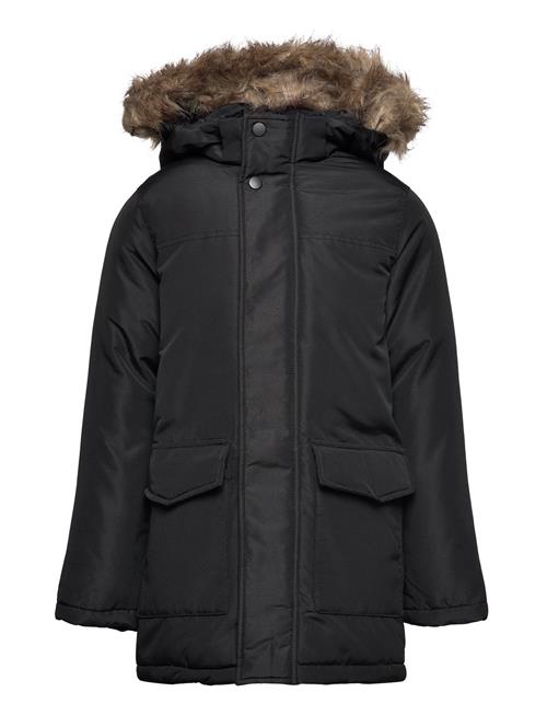 Se Jack & Jones Jwhgreat Padded Parka Jnr Jack & J S Black ved Booztlet