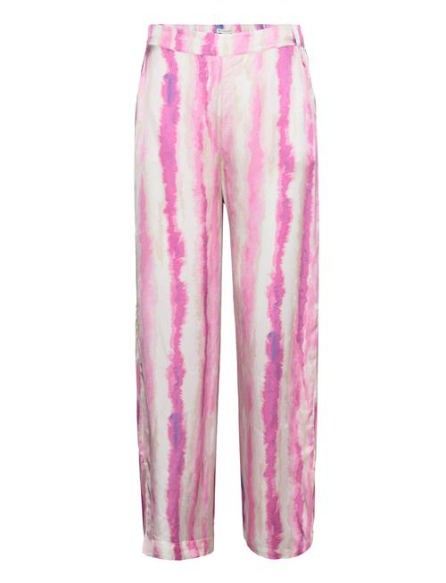 Se Tom Tailor Pants Printed Sateen Culotte Tom Tailor Pink ved Booztlet