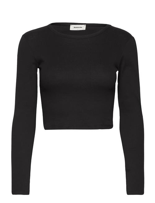 Modström Igormd Ls Crop Top Modström Black