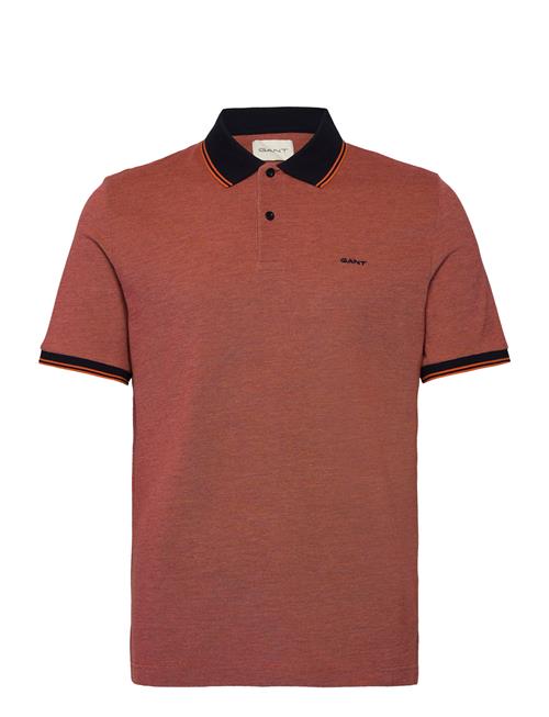 4-Col Oxford Ss Pique GANT Orange