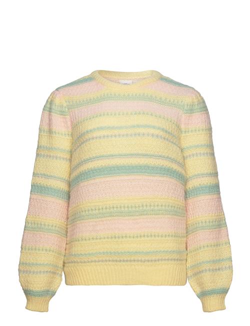 ONLY Carmakoma Carsandra Life Ls Stripe Ck Knt ONLY Carmakoma Yellow