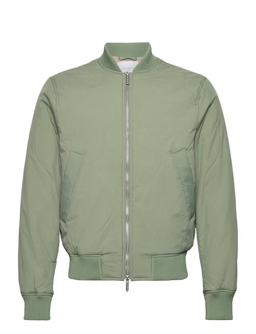 Les Deux Norman Quilted Bomber Jacket Les Deux Green