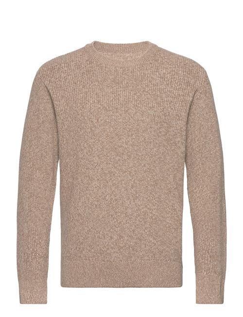 Tom Tailor Multicolor Crewneck Knit Tom Tailor Beige