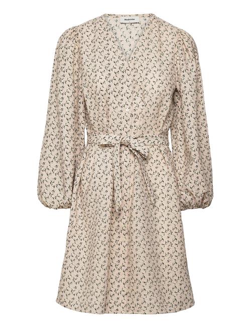 Chrissymd Print Dress Modström Beige