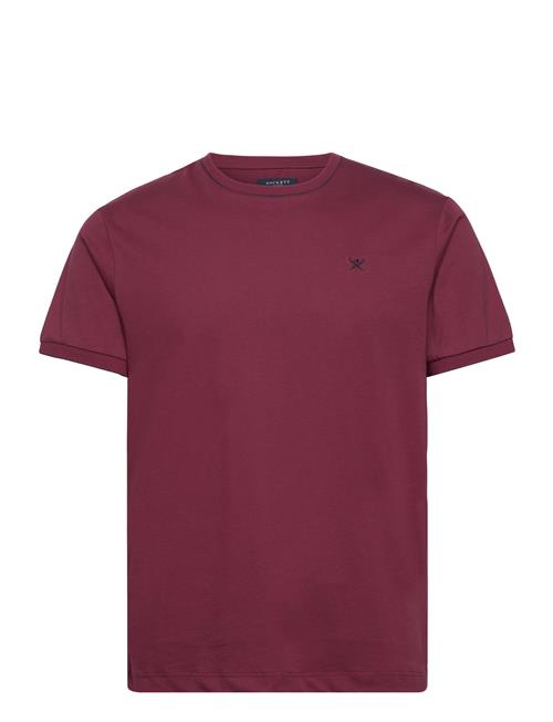 Se Hackett London Jersey Tipped Tee Hackett London Purple ved Booztlet