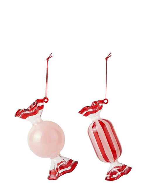 Broste Copenhagen Candy Ornaments Broste Copenhagen Pink