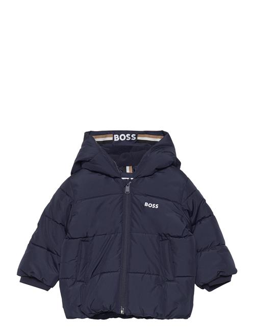 Se BOSS Puffer Jacket BOSS Navy ved Booztlet