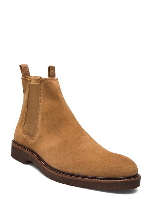 Bianco Biaerik Chelsea Boot Suede Bianco Beige