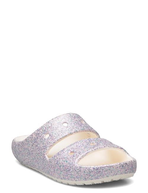 Se Crocs Classic Glitter Sandal V2 K Crocs Purple ved Booztlet