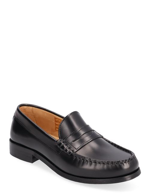 ALOHAS Rivet Black Leather Loafers ALOHAS Black