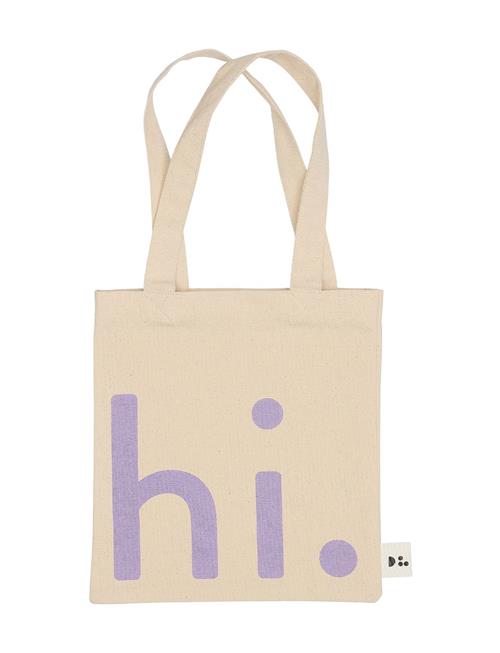 Se Design Letters Little Hi. Travel Bag Design Letters Beige ved Booztlet